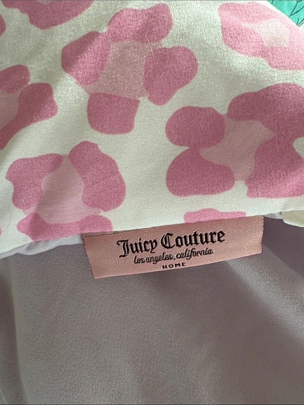 Juicy Couture LA Home - Butterfly Print Comforter - Pink, Teal & Purple